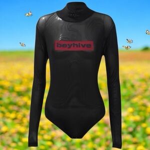 Black Long Sleeve Bodysuit